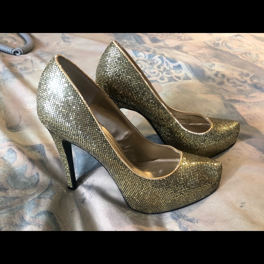 Gold heels